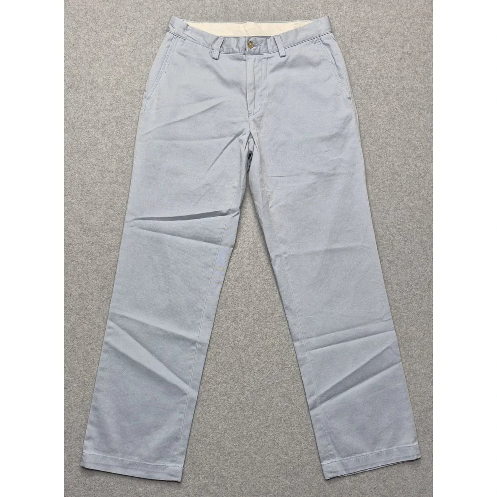Polo Ralph Lauren Chino Pants Mens 30x30 Light Blue Classic Fit Straight Cotton